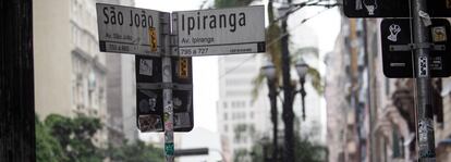 Cruzamento da Ipiranga com a avenida São João.