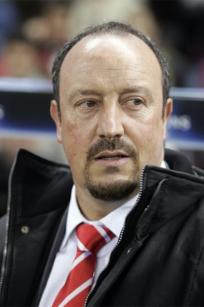 Rafa Benítez, durante un partido de la Liga de Campeones.