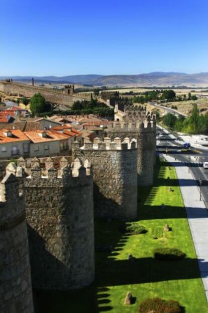 La muralla de Ávila.