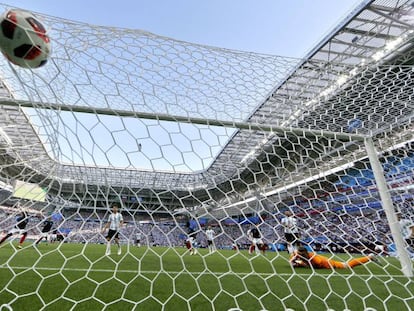 Francia bate a Armani y a Argentina en los octavos del Mundial.