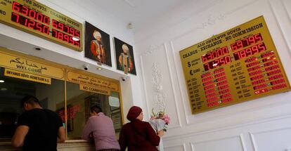 Casa de cambio en Estambul, Turqu&iacute;a. 