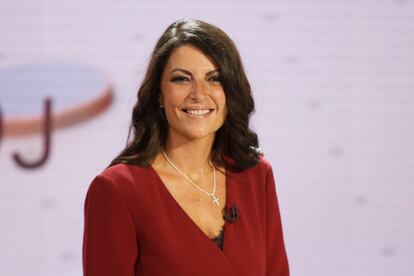 La candidata de Vox a la presidencia de la Junta de Andalucía, Macarena Olona.