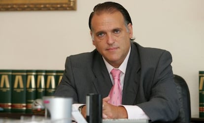 Javier Tebas, vicepresidente de la LFP. 