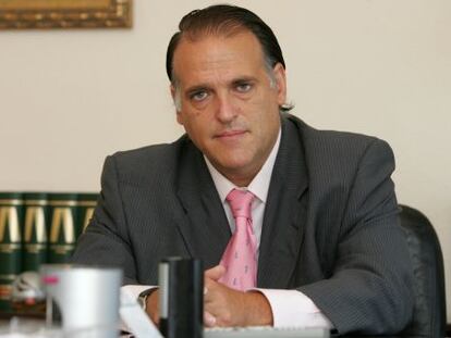 Javier Tebas, vicepresidente de la LFP. 