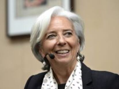 La directora del Fondo Monetario Internacional (FMI), Christine Lagarde. 