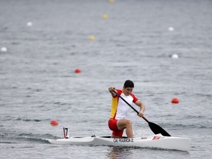 David Cal, en la final de C1 1.000m, en el canal de Eton.