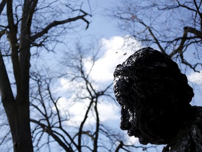 Imagem do Albert Einstein Memorial feita na quinta-feira em Washington.