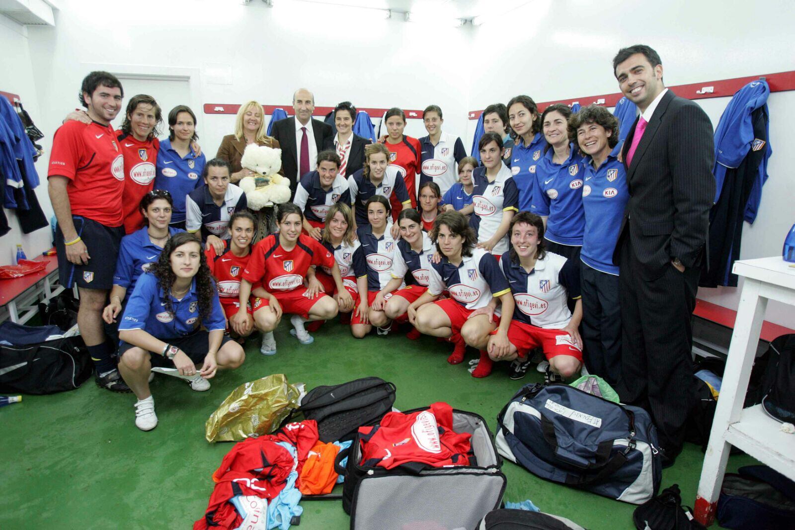 Jennifer Hermoso durante su primera etapa en el Atlético de Madrid, en una imagen cedida.