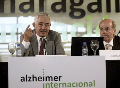 El ex presidente de la Generalitat ha presidido la presentación de la Fundación Pasqual Maragall, que tiene como objetivo de liderar la investigación sobre el alzhéimer.