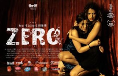 Cartel de la película marroquí Zero, ganadora del Festival Nacional de Cine en 2013.