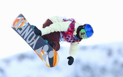 Queralt Castellet of Spain competes in the Snowboard Women&#039;s Halfpipe Qualification Heats on day five of the Sochi 2014 Winter Olympics.