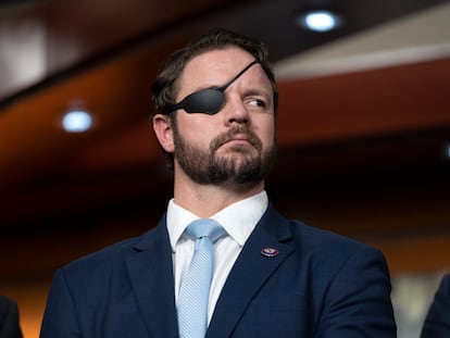 Dan Crenshaw, congresista republicano, en julio de 2023.