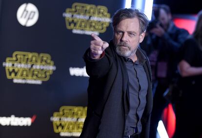 Mark Hamill, actor que interpretó a Luke Skywalker, fue uno de los más esperados y vitoreados por los fans de la saga.