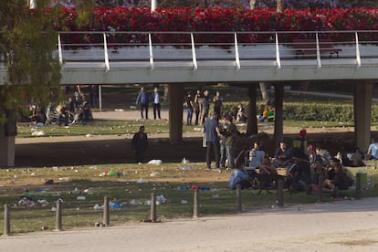 Una imagen del tramo del Turia facilitada por la asociación vecinal.