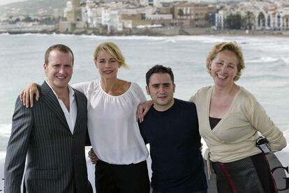 En la presentación de la película 'El Orfanato' en 2007, en el 40º Festival Internacional de Cinema de Catalunya.