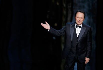 El presentador de los Oscar, Billy Crystal, en un momento de la gala.