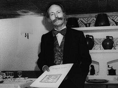 Ramón Cabau, en su restaurante Agut d'Avinyó.