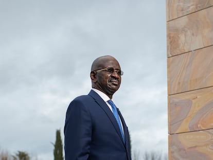 El ministro del Interior de Mauritania, el lunes en Madrid.