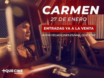 Cartel de 'Carmen' en Cine Yelmo.