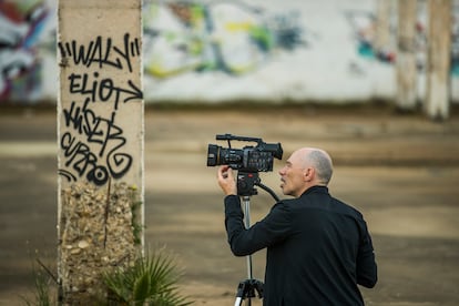 El artista, en La Algodonera, a las afueras de Córdoba.