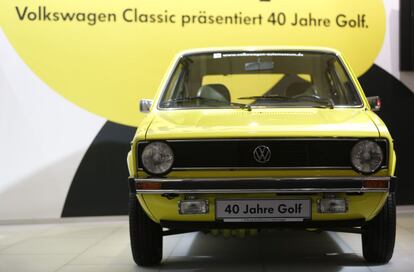 Primer modelo Golf, recuperado para el aniversario