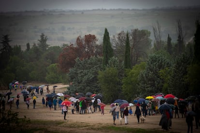 Los vecinos de Montecarmelo protestaron el 16 de septiembre contra la reubicación del cantón propuesta por el Ayuntamiento. En la imagen, la parcela donde se proyecta la infraestructura.