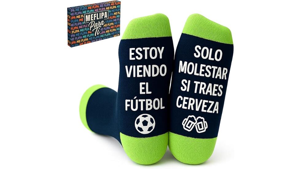 Calcetines divertidos para los más futboleros.