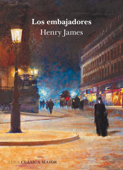 portada libro 'Los embajadores', HENRY JAMES. ALBA EDITORIAL