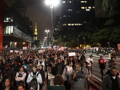 Protesto contra Temer na Paulista na quinta-feira.