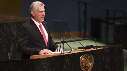 El presidente de Cuba, Miguel Díaz-Canel.