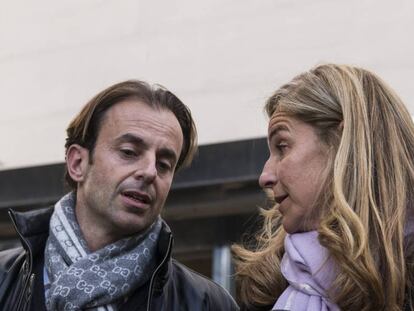 Arantxa Sánchez Vicario y Josep Santacana, en una imagen de 2016.