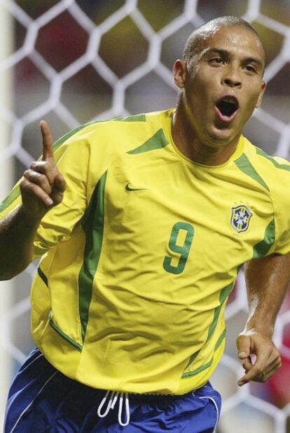 Ronaldo, con Brasil.