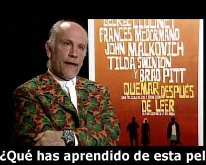 John Malkovich: "Esta es una película sobre el peligro de los sueños"