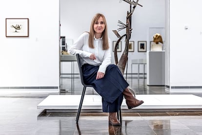 Blanca de la Torre, en otro momento de la entrevista.