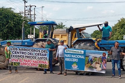 Paro arrocero en Colombia