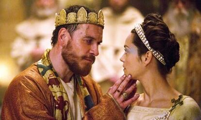 Michael Fassbender y Marion Cotillard, en 'Macbeth'.