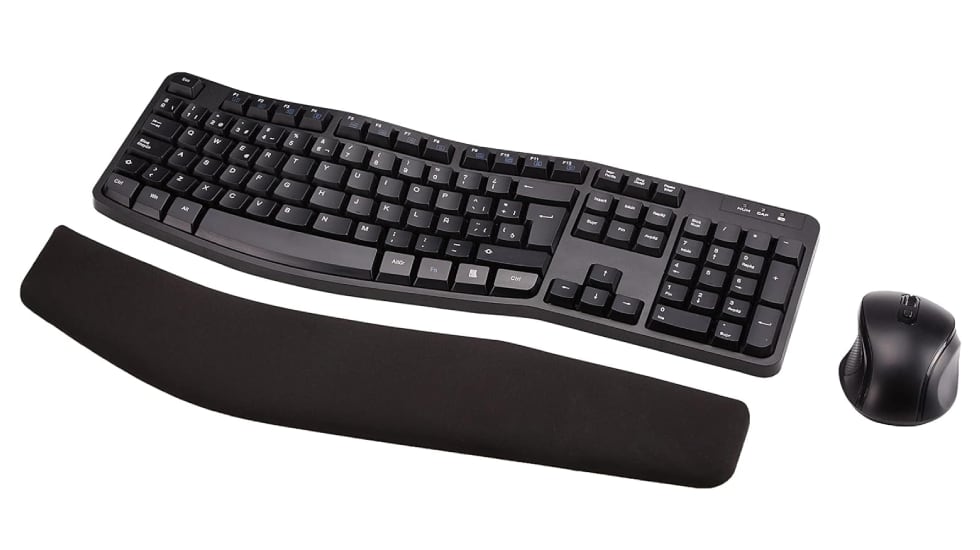 Kit de teclado y ratón inalámbricos de AmazonBasics.