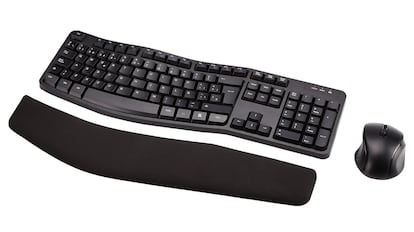 combo teclado raton inalambrico AmazonBasics con funcionamiento fluido.