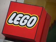 Logo de Lego en una tienda en Copenhague (Dinamarca).