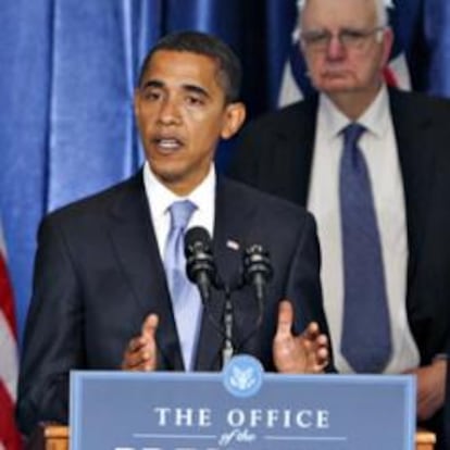 El presidente electo de EE UU, Barack Obama y su equipo