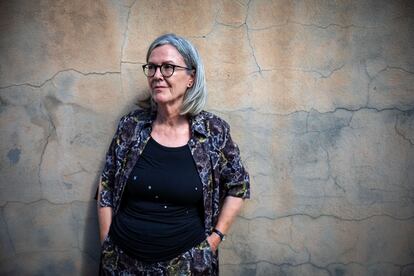 La escritora y periodista cultural, Mercè Ibarz, posa per a la entrevista en Barcelona.
