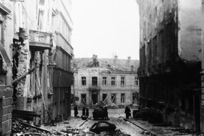 Imagen captada en Belgrado el 23 de julio de 1941.