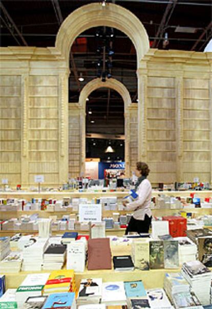 Un aspecto del Salón del Libro de París.