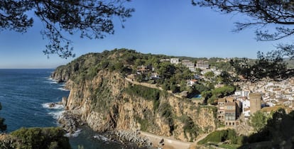 Una vista de Tossa de Mar, en la Costa Brava.