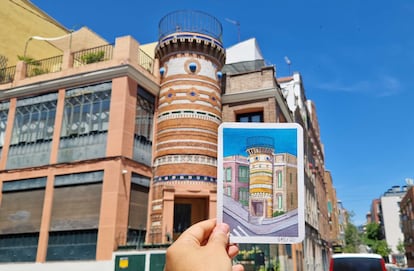 Torre de la colonia Madrid Moderno.