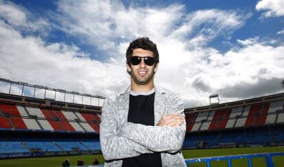 Arda Turan, en el Vicente Calderón.