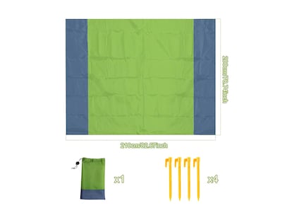 Alfombra de playa antiarena de 200x210 mm. SOLO 11,99€