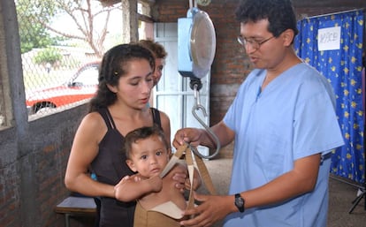 Centro de Salud en La Seiba, municipio de Terrabona, Nicaragua.