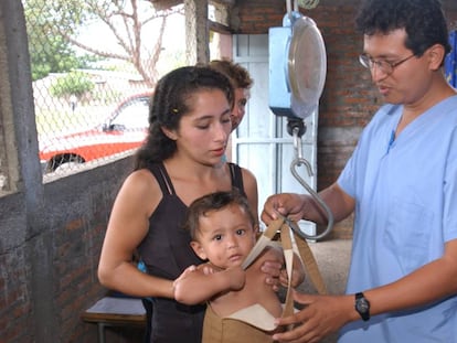 Centro de Salud en La Seiba, municipio de Terrabona, Nicaragua.