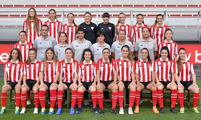 Las jugadoras del equipo femenino b del Athletic.